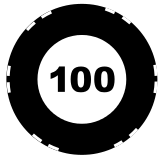 100 chip